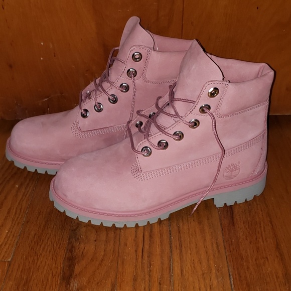 dusty rose timberlands